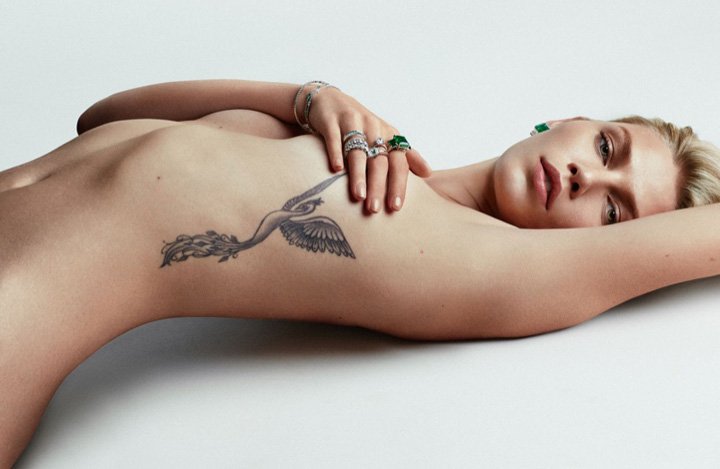 超模Aline Weber 《Rabat》杂志时尚大片