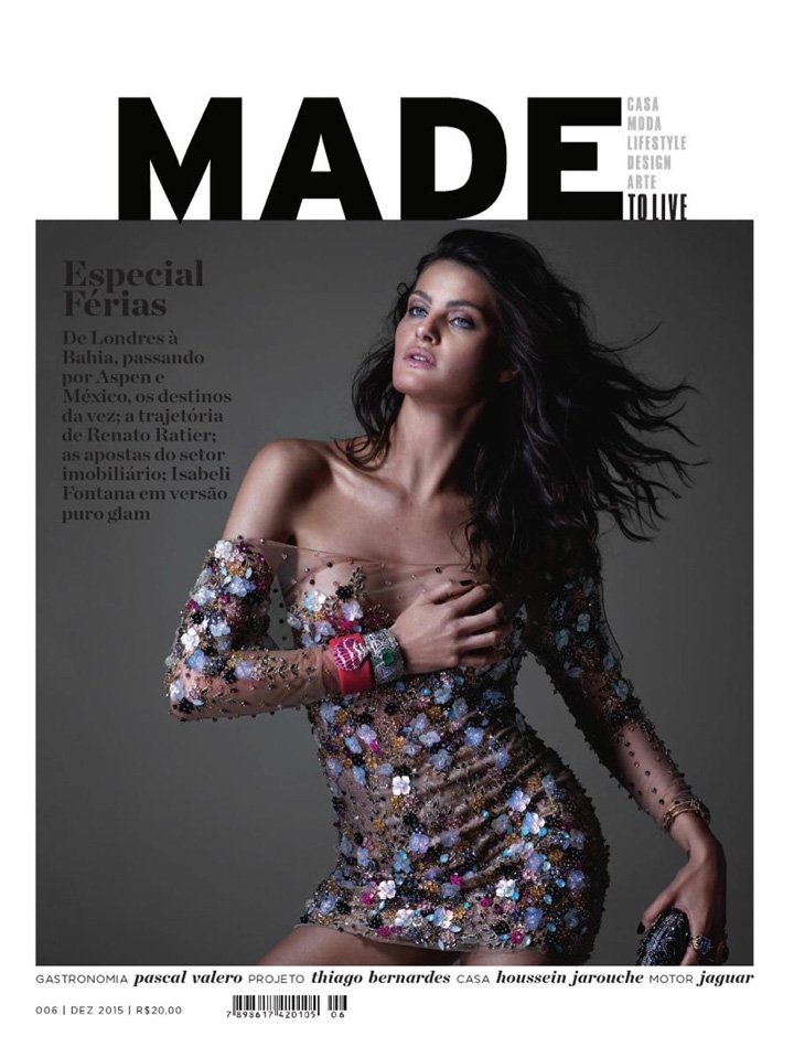 超模Isabeli Fontana 演绎《Made to Live》杂志时尚大片