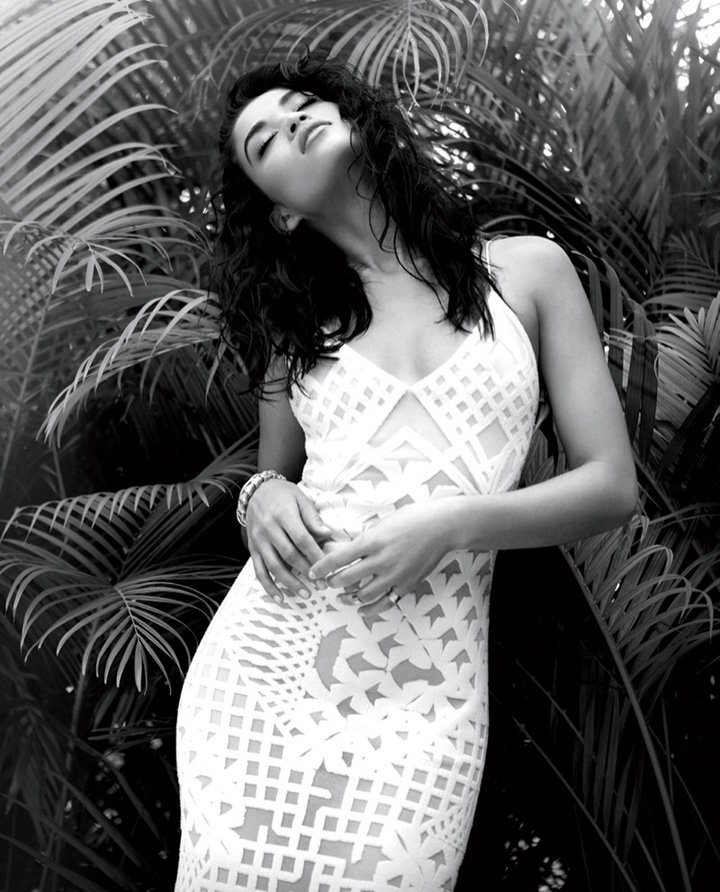 超模Shanina Shaik 演绎《Ocean Drive》杂志时尚大片