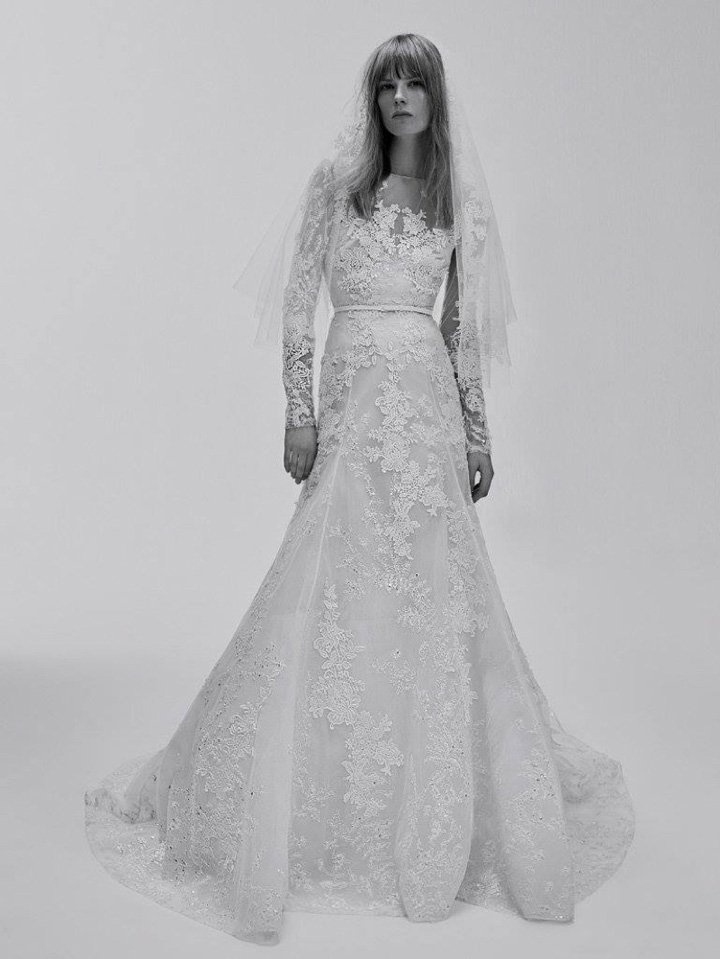 Elie Saab（艾莉·萨博）推出品牌首个婚纱广告系列