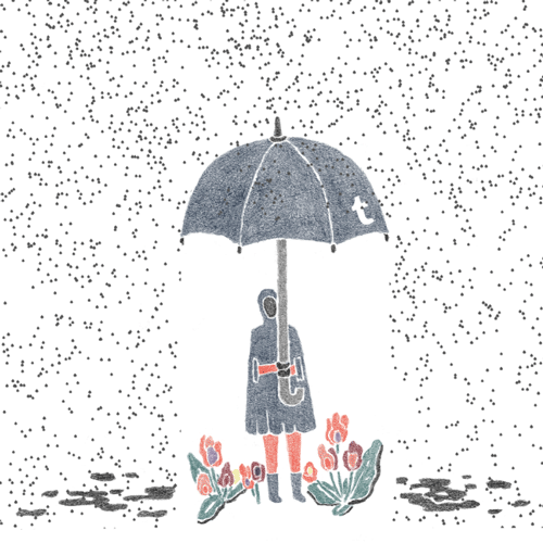 插画艺术家Thoka Maer 让世界温柔地动了起来的gif作品