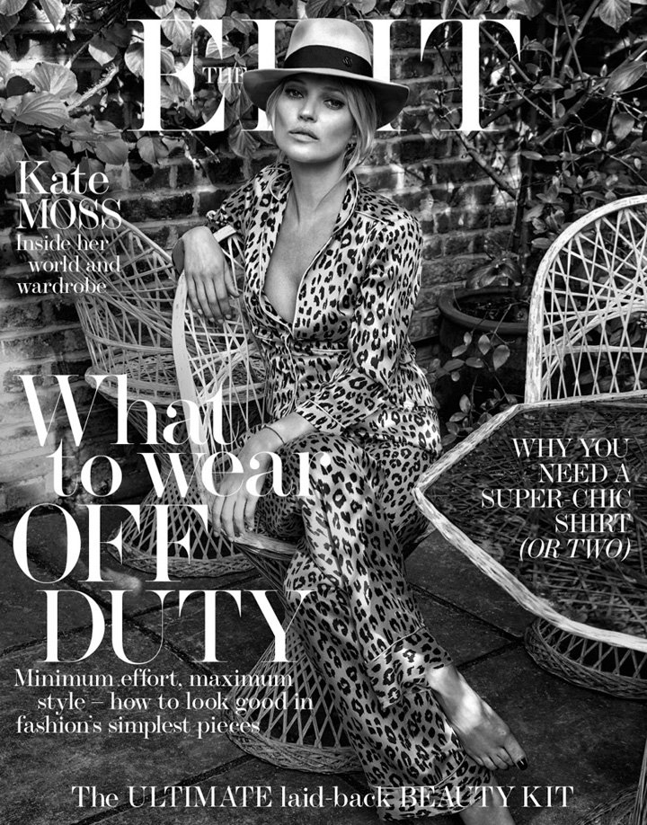 超模Kate Moss演绎《The Edit》时尚杂志大片
