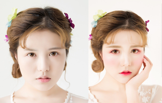 韩国少女妆容 粉嫩少女青春来袭