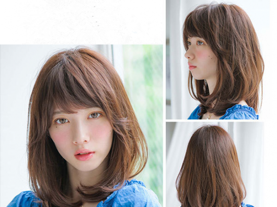 2025梨花头发型图片 中长发梨花头最美最抢眼