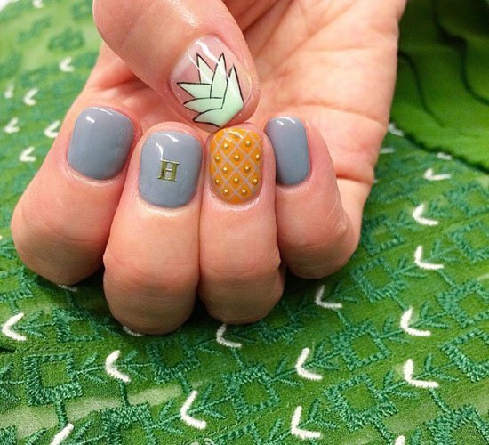 短指甲美甲图片卡通  童趣心说来就来