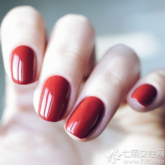 单色美甲图片2025 新款简约纯色美甲
