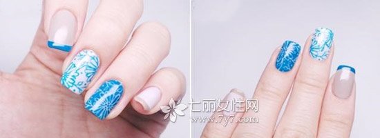 印花美甲图片2025款式 复杂的印花你会吗