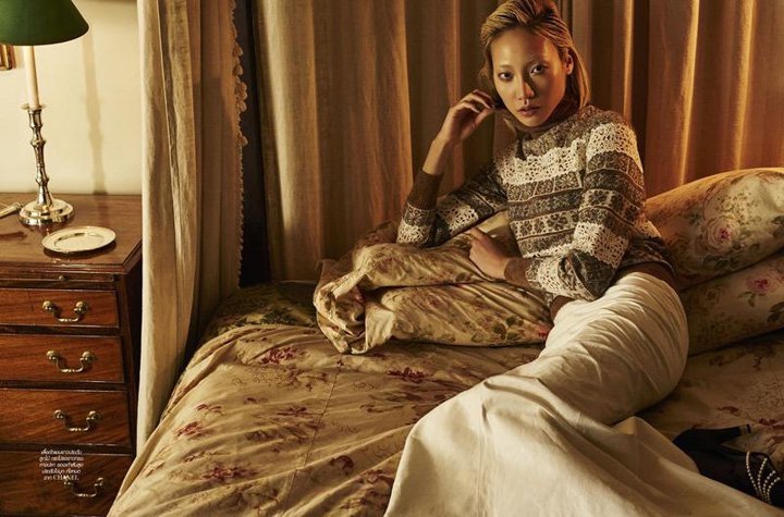 超模Soo Joo Park演绎《L'Officiel》时尚杂志摄影大片