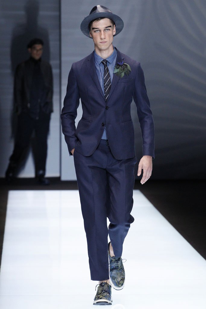 Emporio Armani 2024米兰时装发布会男装秀