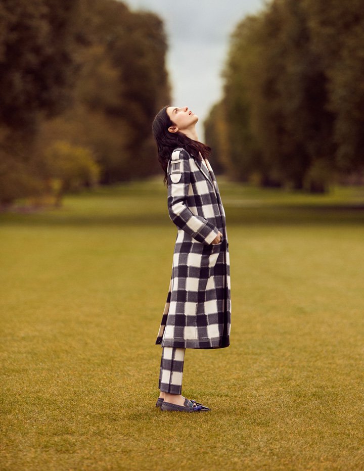 超模Tali Lennox 演绎《Tatler》时尚杂志大片