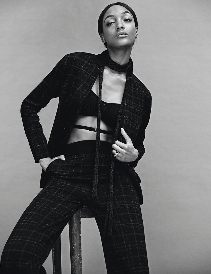 超模Jourdan Dunn 演绎《Madame Figaro》时尚杂志大片