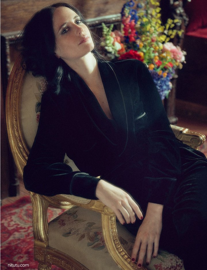 女星 Eva Green演绎《The Edit》时尚杂志大片