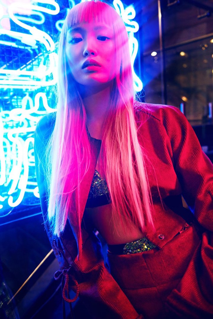 超模Fernanda Ly 演绎《Grazia》时尚杂志大片