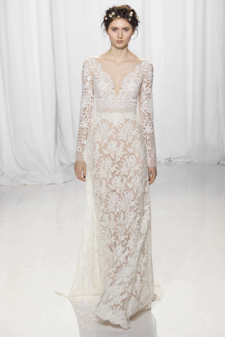 Reem Acra（雷姆·阿克拉）2024纽约婚纱周婚纱秀