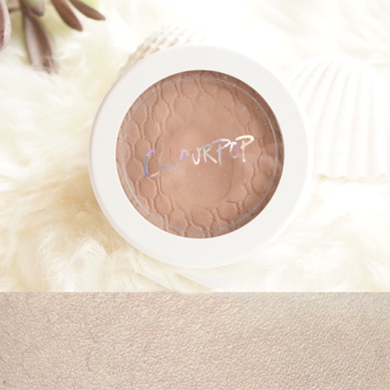 COLOURPOP高光试色 高光腮红修容单色盘试色