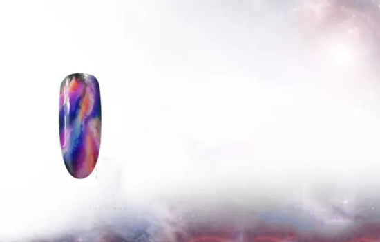 星空美甲的做法 DIY宇宙星空美甲教程