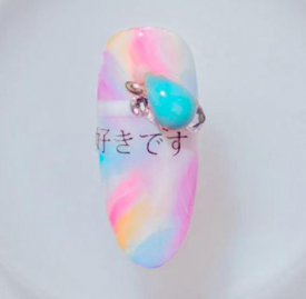 小清新美甲教程图解 清新野花美甲详细做法
