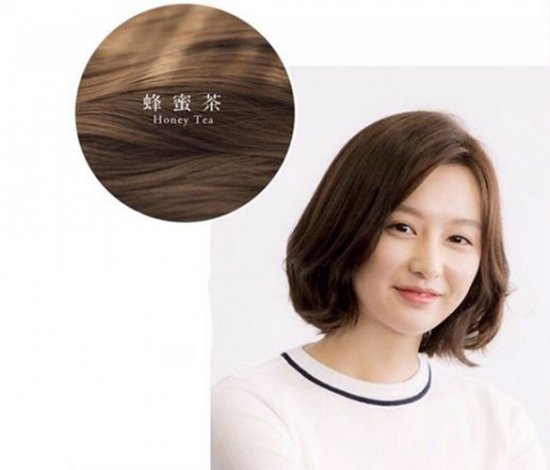 韩国蜂蜜茶色头发图片 真的不能再美了