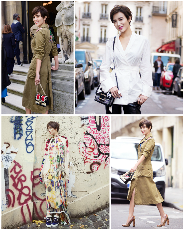 宋佳生活照 私服女王示范秋日时髦look