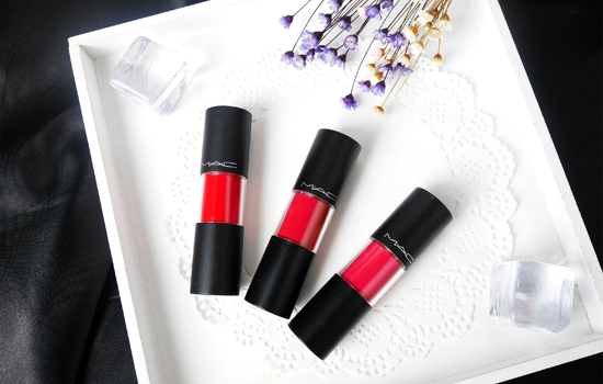 MAC棒棒糖唇釉试色 MAC Versicolour Stain试色