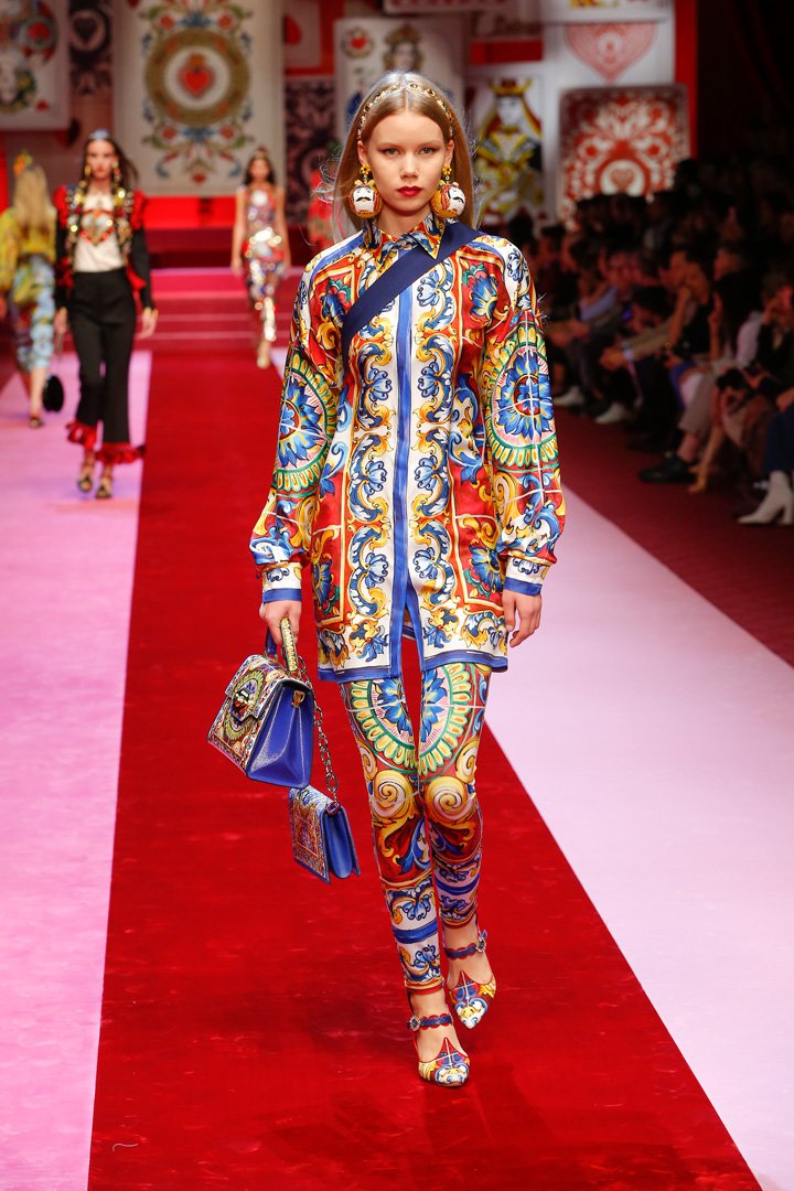 Dolce & Gabbana 2024米兰时装周时装秀