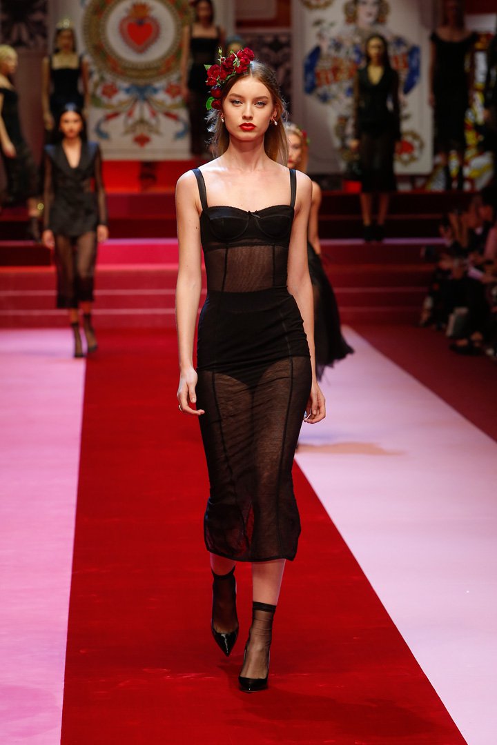 Dolce & Gabbana 2024米兰时装周时装秀