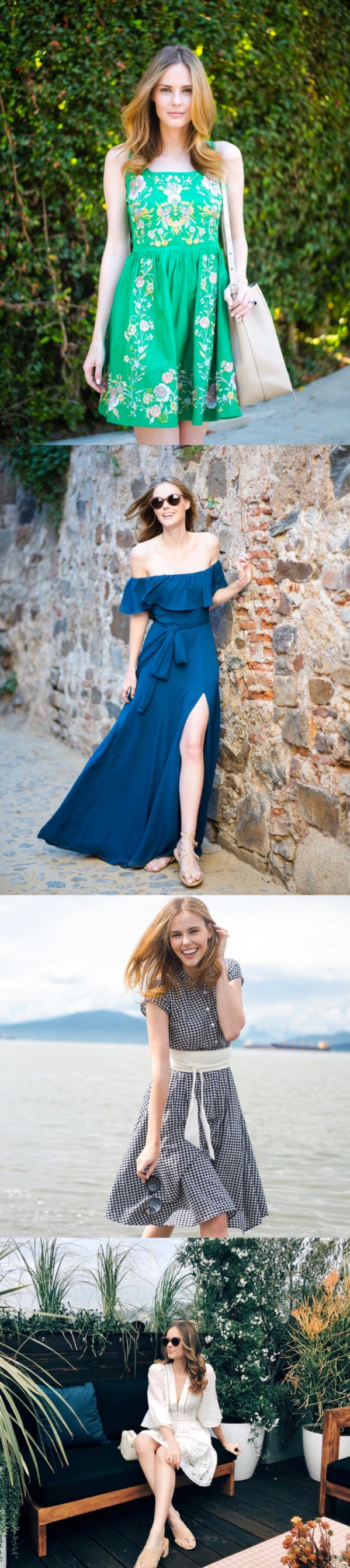 Alyssa Campanella日常穿搭精选 浪漫裙装夏日必备