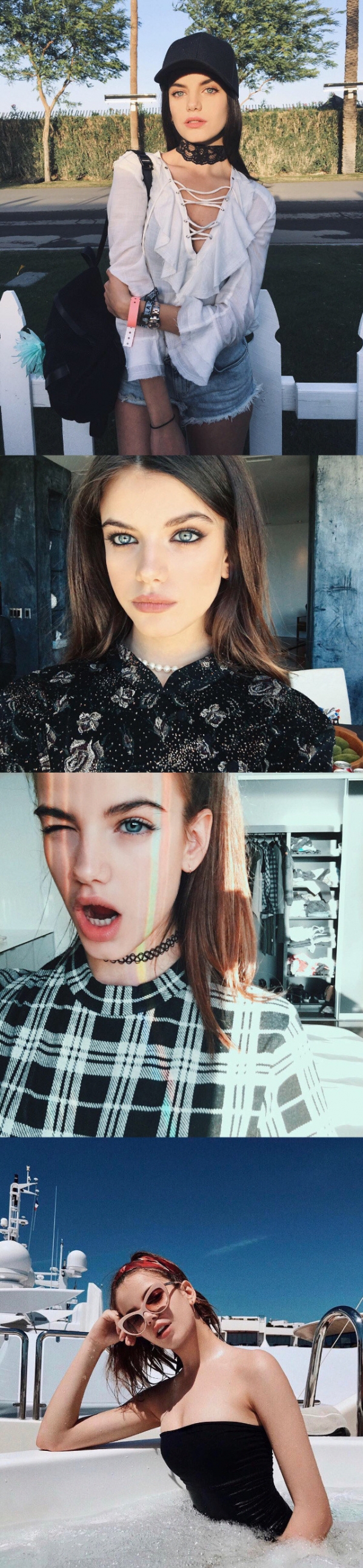 18岁法国模特兼歌手Sonia Ben Ammar 穿搭精选 “白富美”实力吸粉