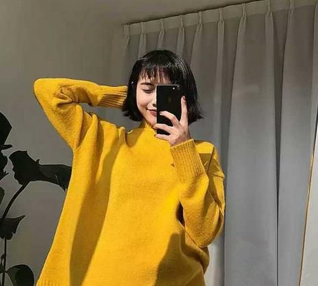 小清新女生短发 除了美还是美