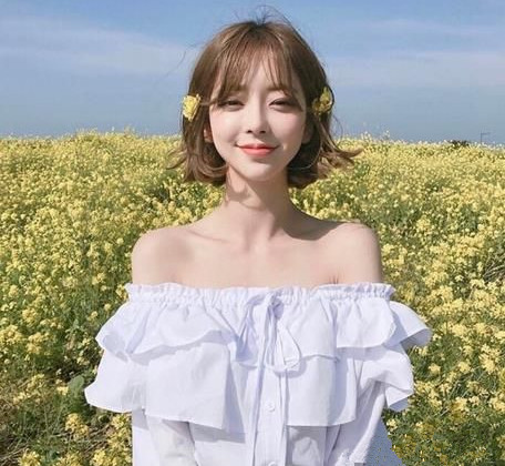 小清新女生短发 除了美还是美