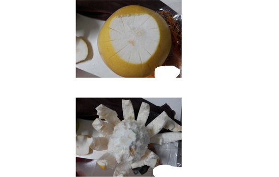 柚子怎么剥皮 1分钟快速剥除柚子外皮