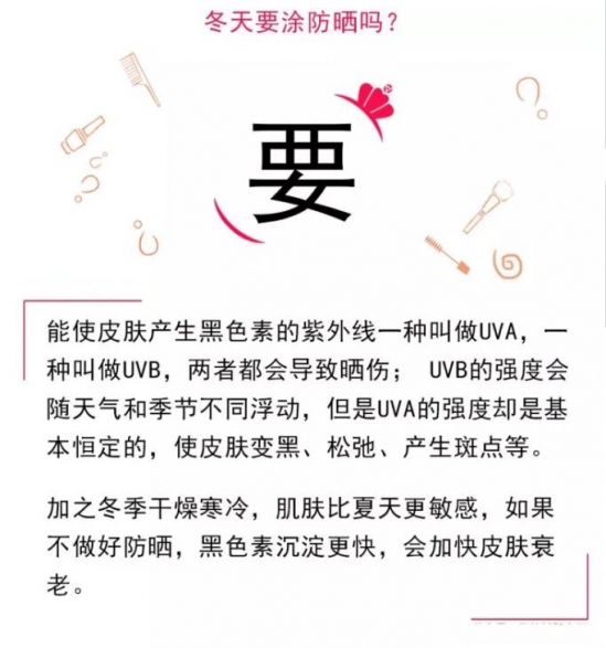 冬天要用防晒霜吗 女明星都这样说