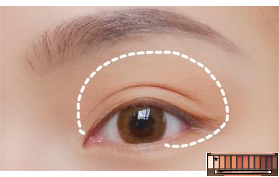 Urban decay heat眼影 HEAT盘眼妆教程