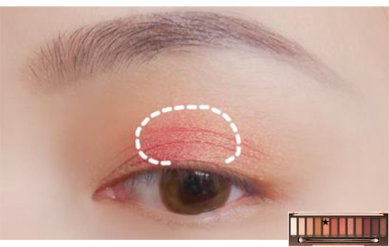 Urban decay heat眼影 HEAT盘眼妆教程