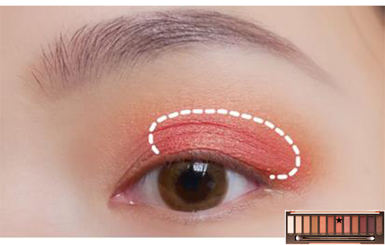 Urban decay heat眼影 HEAT盘眼妆教程