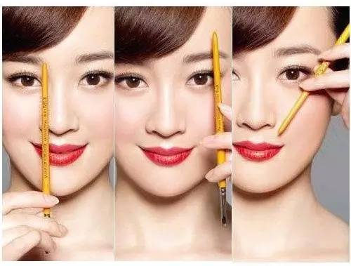 桃花眉的画法  菇凉不要再画呆呆的一字眉啦