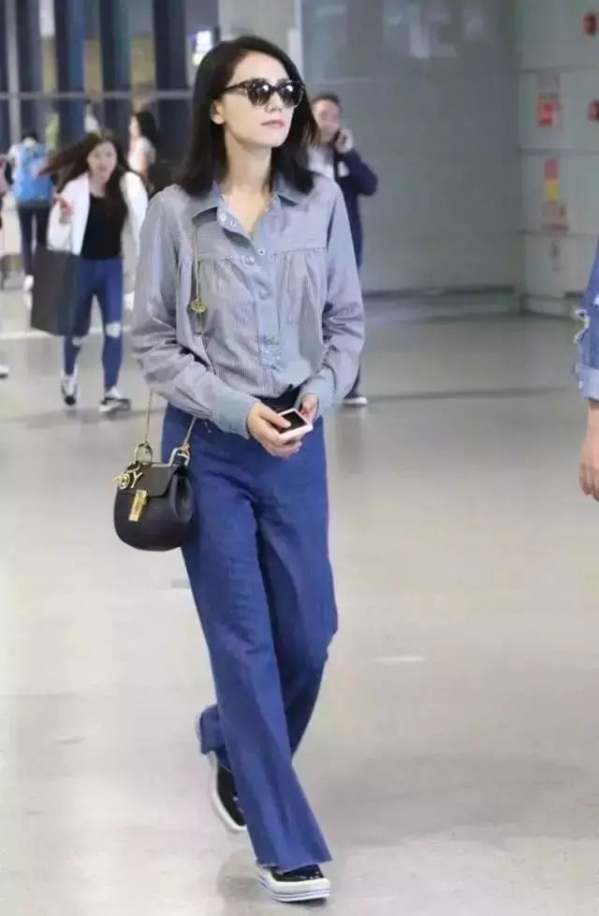 阔腿裤秋冬搭配  穿上阔腿裤的你气场二米八哦