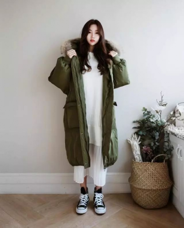 棉服如何搭配 必选今年大火的焦糖色棉服