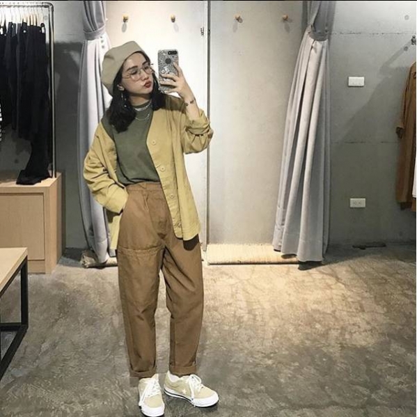 女生工装搭配  女生穿工装还是要有高颜值才能hold住啊
