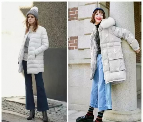 冬季羽绒服穿搭 保暖还巨显瘦的羽绒服穿法