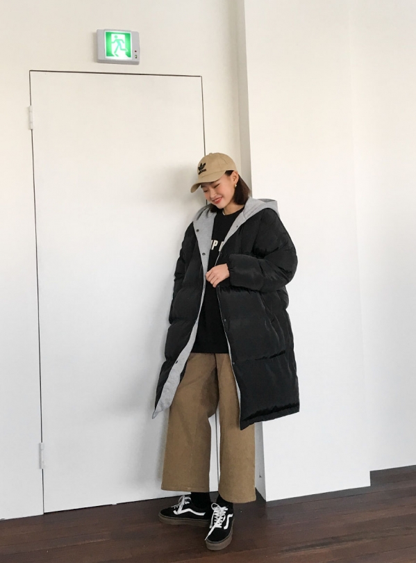 黑色棉袄配什么裤子好看 显瘦又时髦