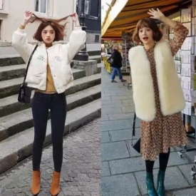 矮个子穿衣搭配图片女 甜美小个子女孩的街拍日记