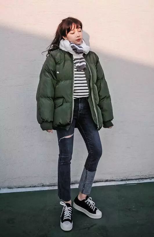 棉服如何搭配 必选今年大火的焦糖色棉服