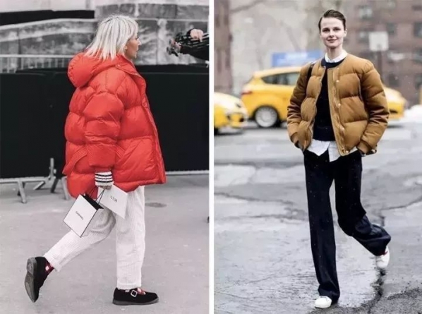 冬季羽绒服穿搭 保暖还巨显瘦的羽绒服穿法