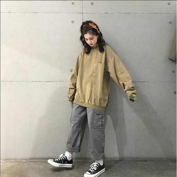 女生工装搭配  女生穿工装还是要有高颜值才能hold住啊