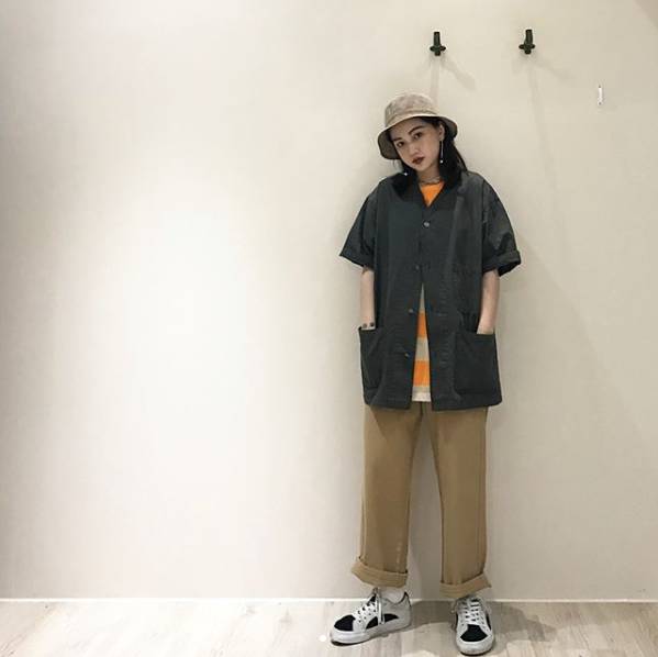 女生工装搭配  女生穿工装还是要有高颜值才能hold住啊