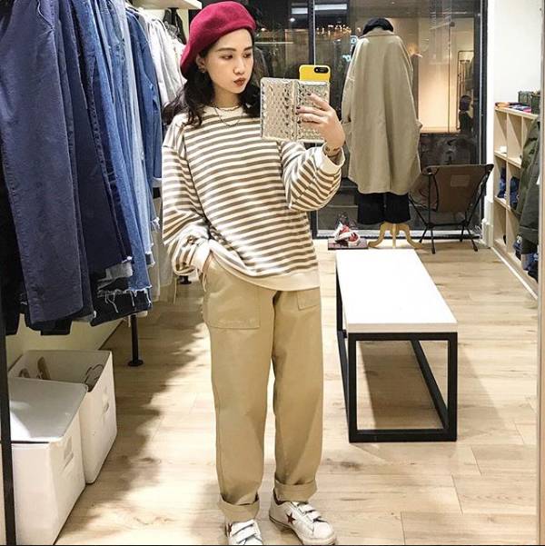 女生工装搭配  女生穿工装还是要有高颜值才能hold住啊