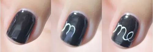 磨砂美甲怎么做 黑白系的磨砂美甲教程