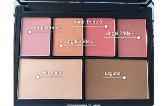 nars腮红修容盘 2025nars angel pride综合盘测评