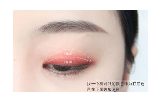 双色眼影的画法步骤图 双色眼影的四种画法